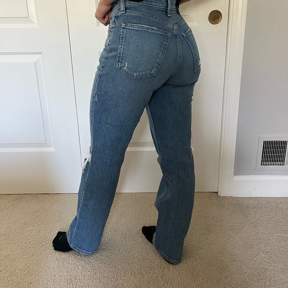 Abercrombie & Fitch Curve Love 90’s Straight Low Rise Jeans - Picture 3 of 6